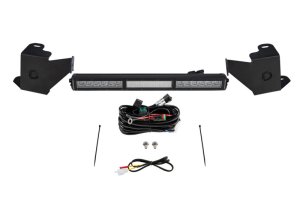 Toyota Tundra LED Light Bar Kit - Diode Dynamics - Stealth SS18 Bracket Kit with SS18 Stage Series 18in Light Bar - White Combo - `22-`27